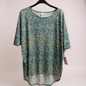 ❄️ LuLaRoe | Irma Floral Patterned Women's Top Size Large